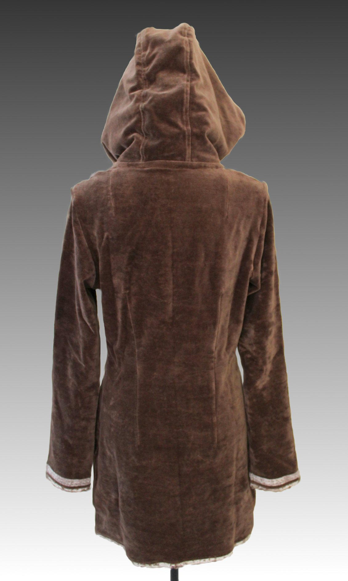 Hoodiekleid Nisita braun
